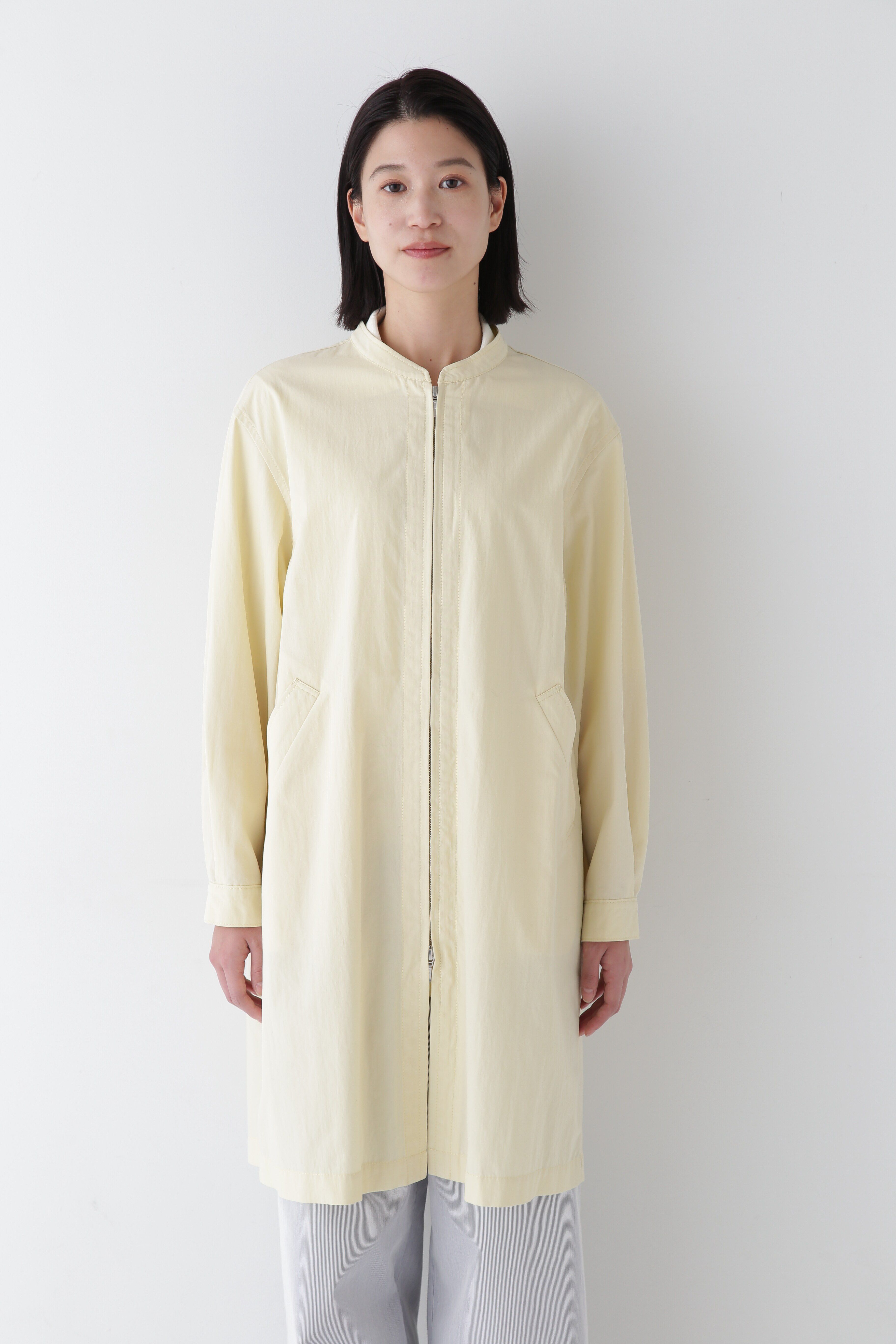  「◆コットンナイロンダンプスタンドカラーコート」|その他|