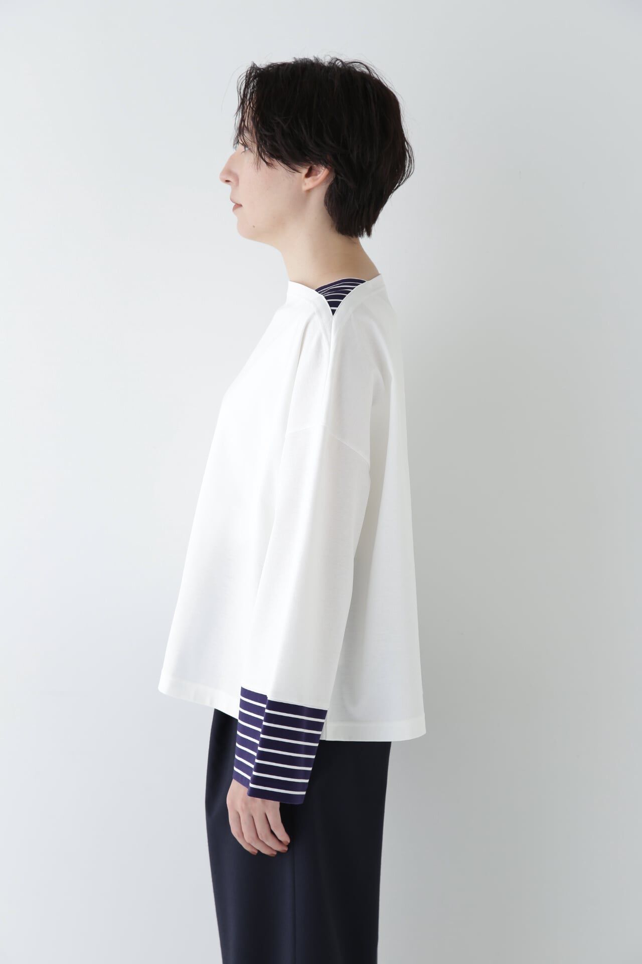  「◆コットン32Gポンチカットソー」|Tシャツ・カットソー|