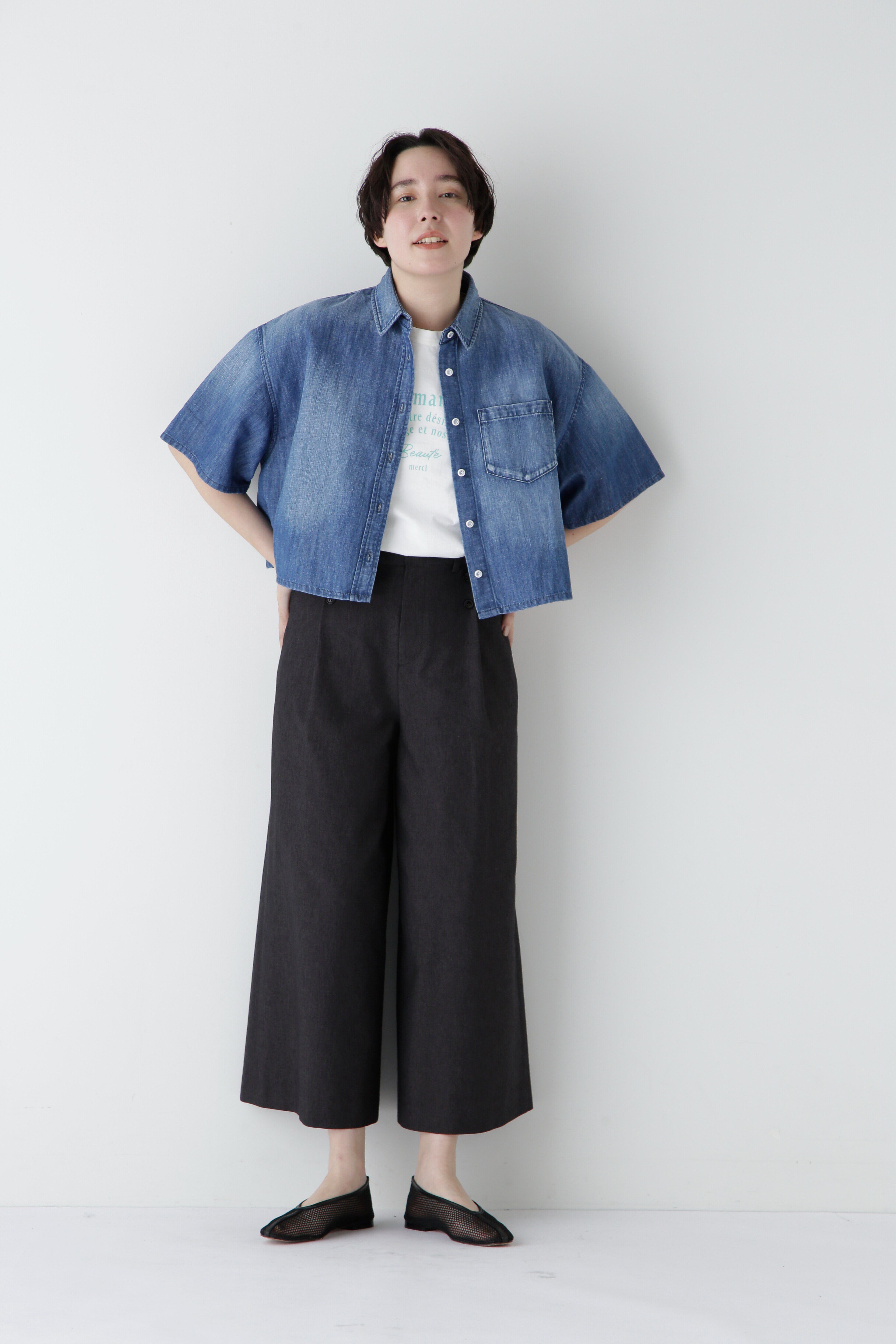  「◆コットンポリレーヨンリネンマリンパンツ」|その他|