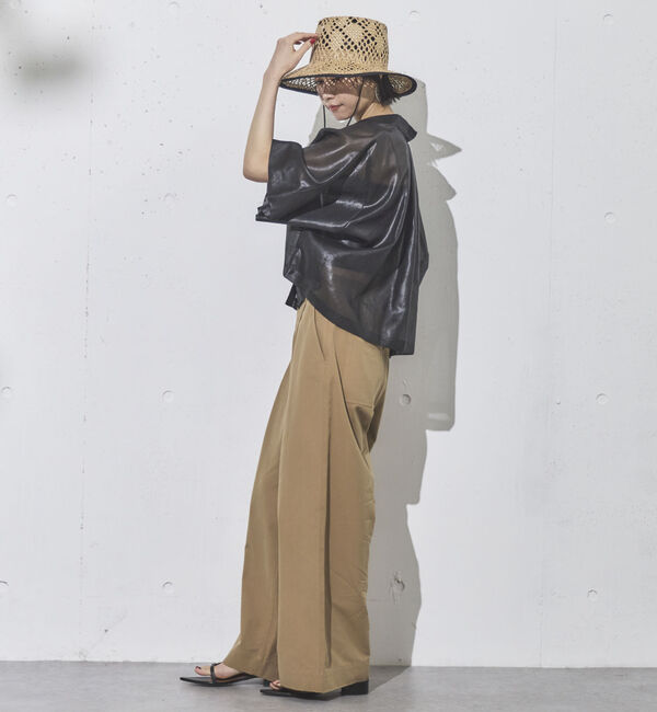 Doux archives「シアーチンツドルマンシャツ」|シャツ・ブラウス|