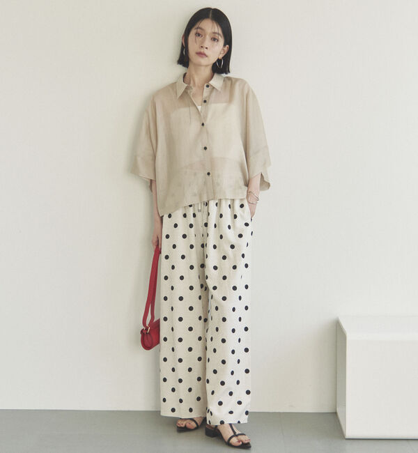 Doux archives「シアーチンツドルマンシャツ」|シャツ・ブラウス|