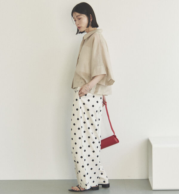 Doux archives「シアーチンツドルマンシャツ」|シャツ・ブラウス|