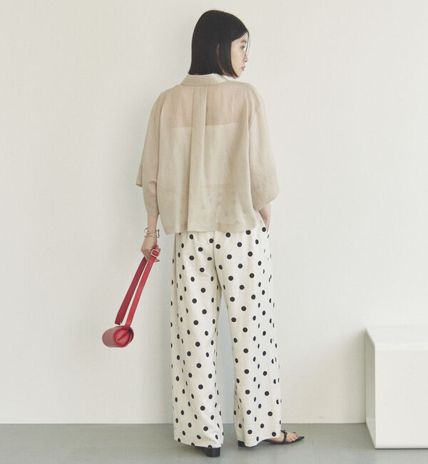 Doux archives「シアーチンツドルマンシャツ」|シャツ・ブラウス|