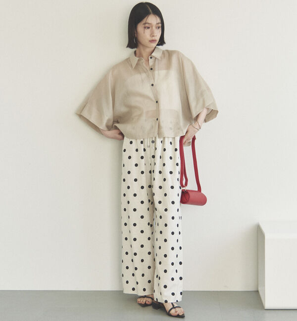 Doux archives「シアーチンツドルマンシャツ」|シャツ・ブラウス|