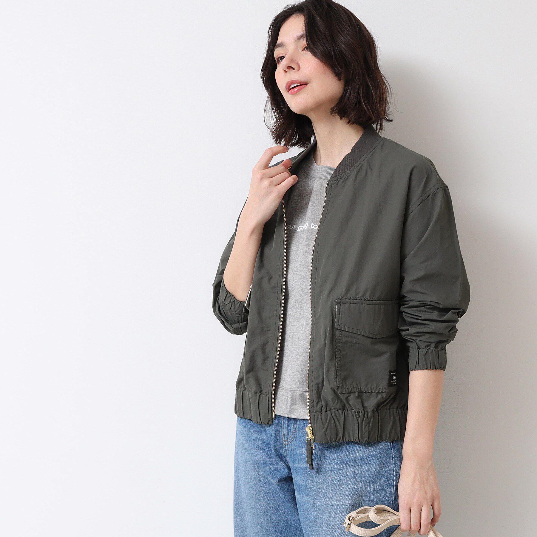 Dessin「【ユニセックス】リブブルゾン」|ブルゾン・スタジャン|