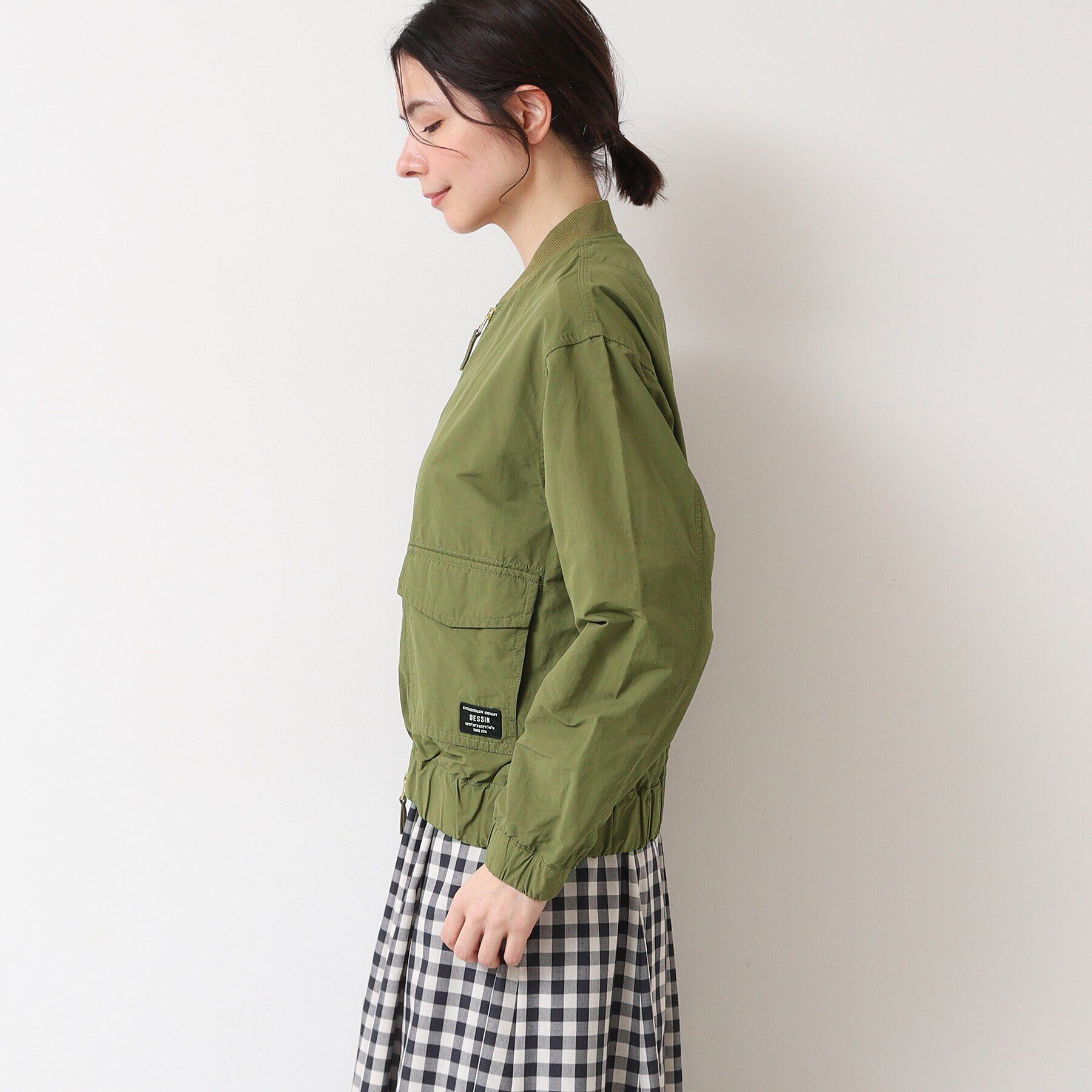 Dessin「【ユニセックス】リブブルゾン」|ブルゾン・スタジャン|