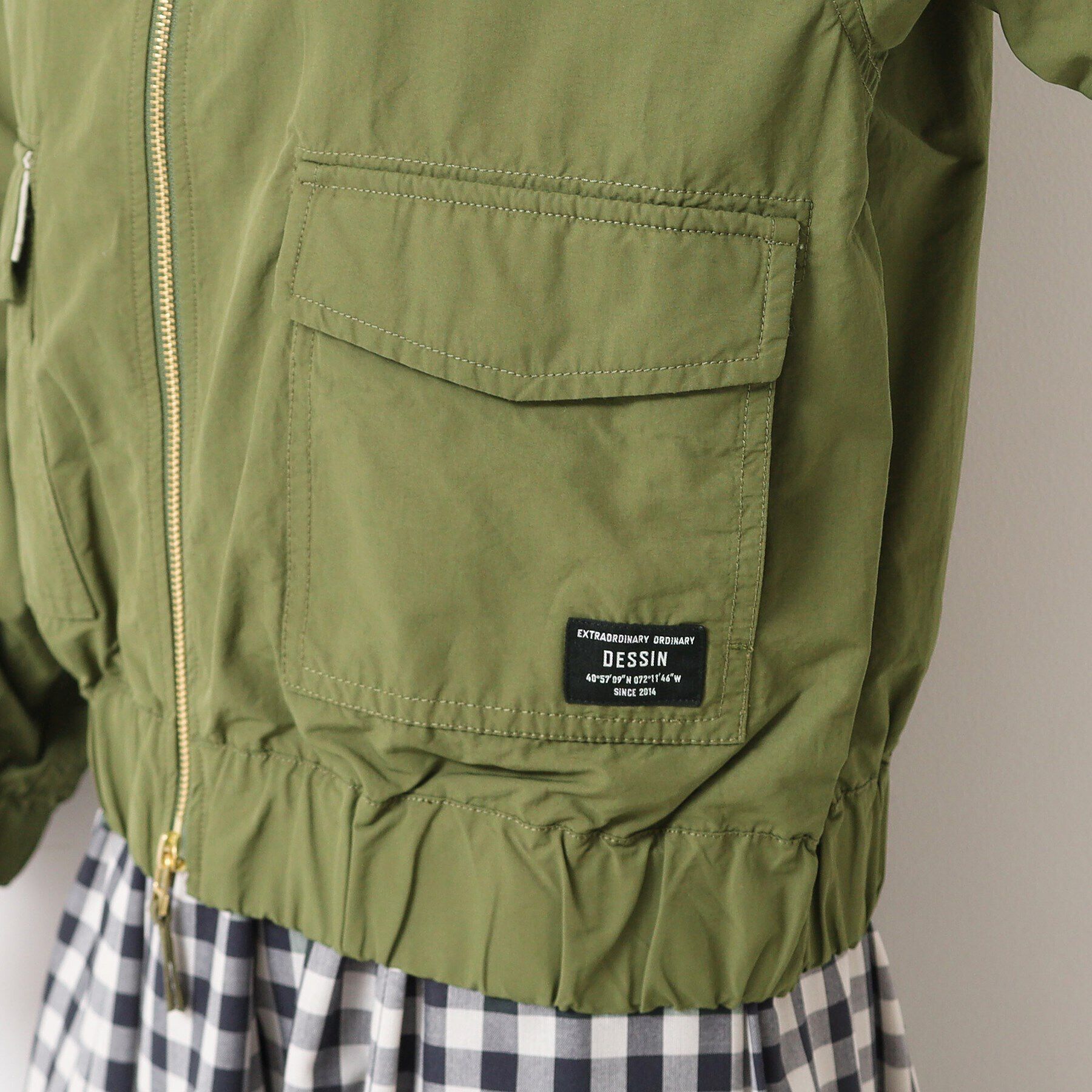 Dessin「【ユニセックス】リブブルゾン」|ブルゾン・スタジャン|