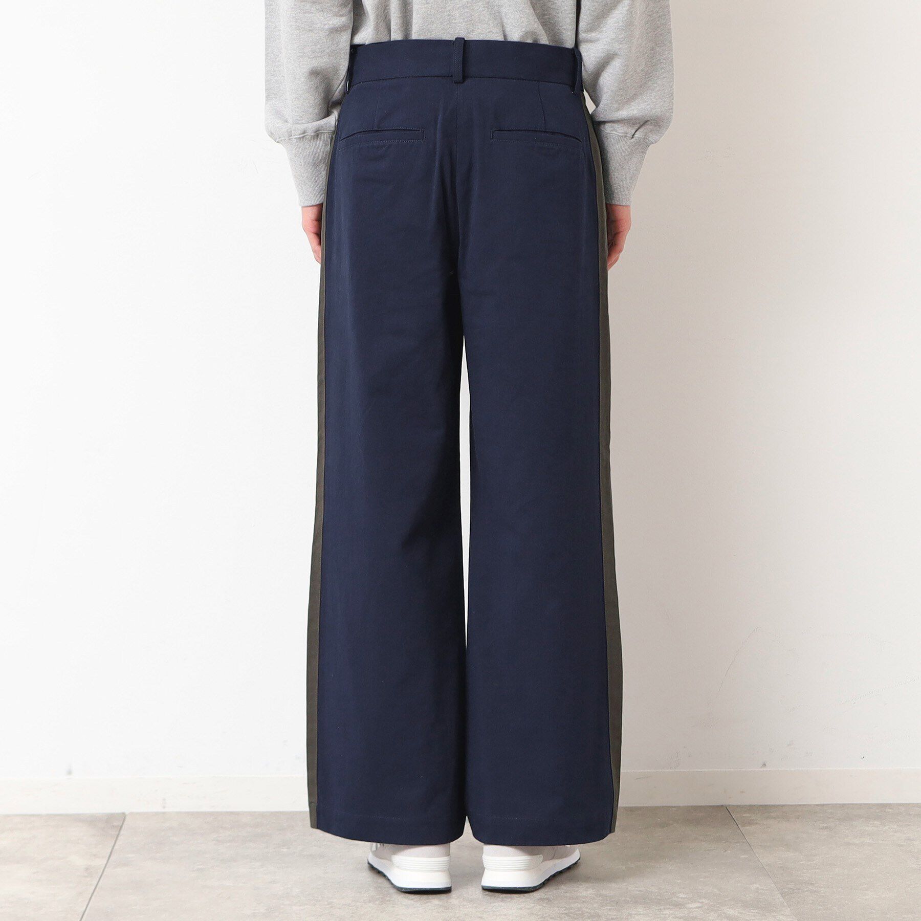 Dessin「【洗える】サイドライン入り切替ワイドパンツ」|その他|