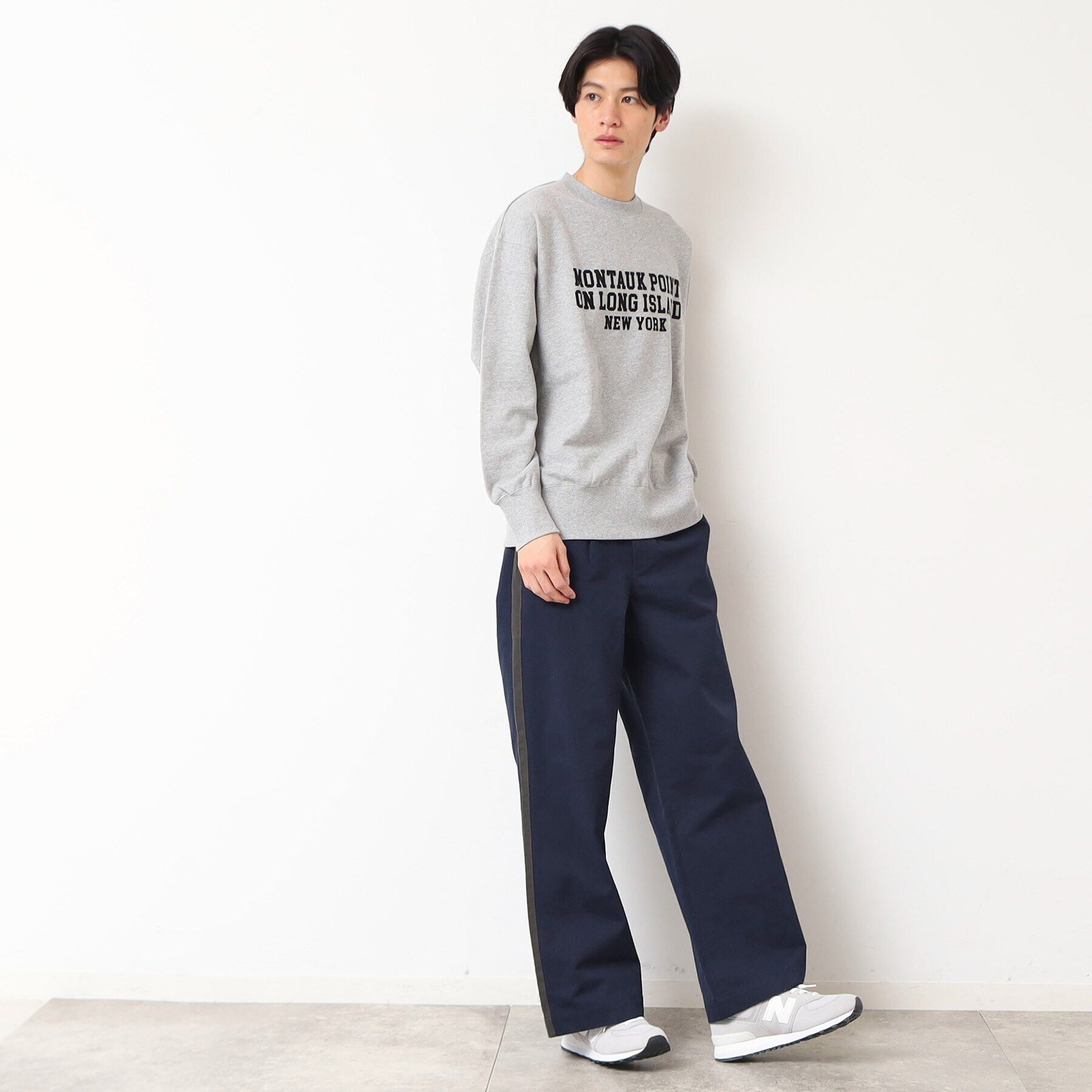 Dessin「【洗える】サイドライン入り切替ワイドパンツ」|その他|