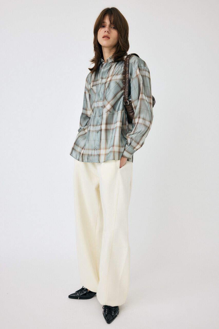 MOUSSY「MIX CHECK ルーズシャツ」|シャツ・ブラウス|