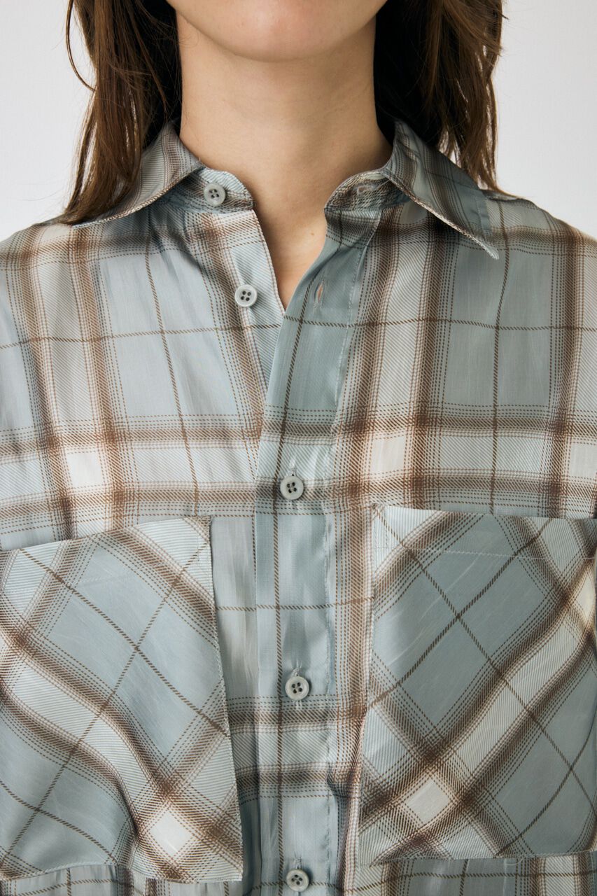 MOUSSY「MIX CHECK ルーズシャツ」|シャツ・ブラウス|
