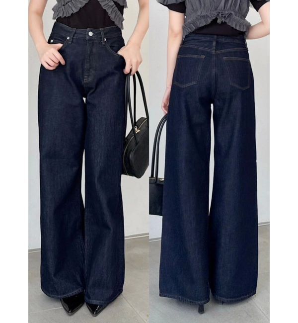 dazzlin「スラッカーデニムパンツ」|デニム|インディゴ