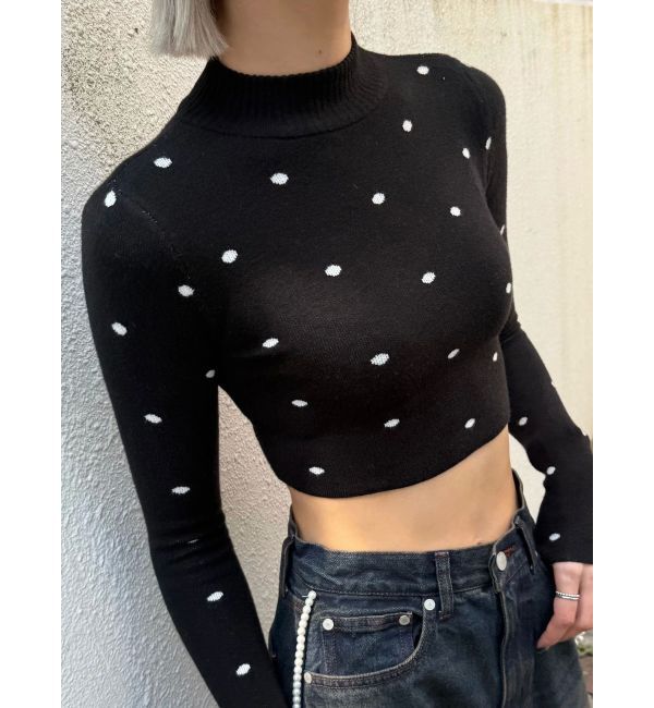 EMODA「ハイネッククロップニット」|ニット・セーター|