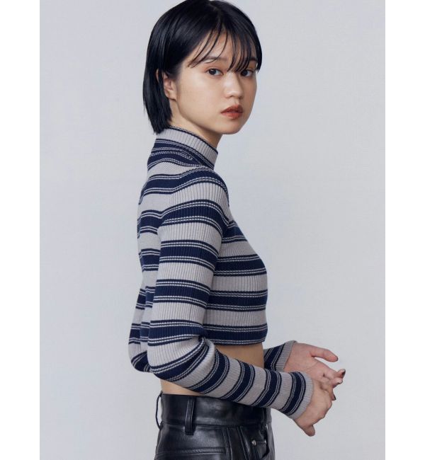 EMODA「ハイネッククロップニット」|ニット・セーター|