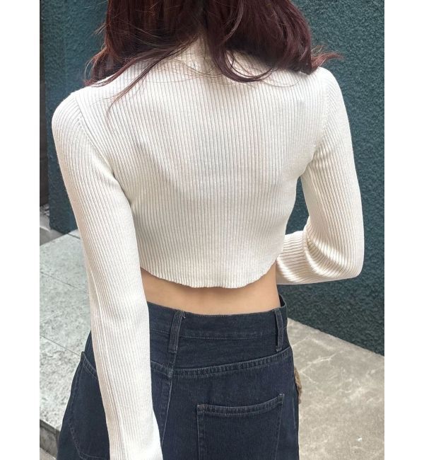 EMODA「ハイネッククロップニット」|ニット・セーター|