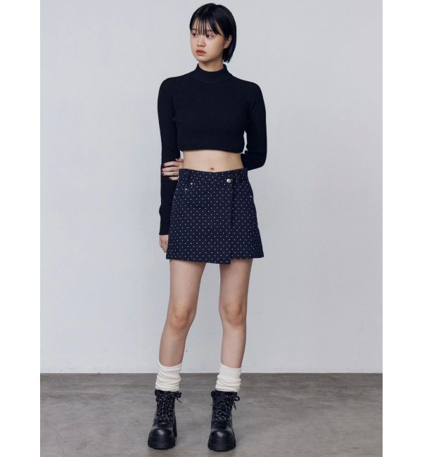 EMODA「ハイネッククロップニット」|ニット・セーター|