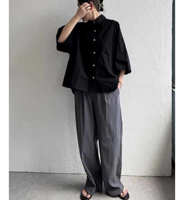 Lbc with Life「タイプライターハンソデＢＯＸシャツ」|シャツ・ブラウス|