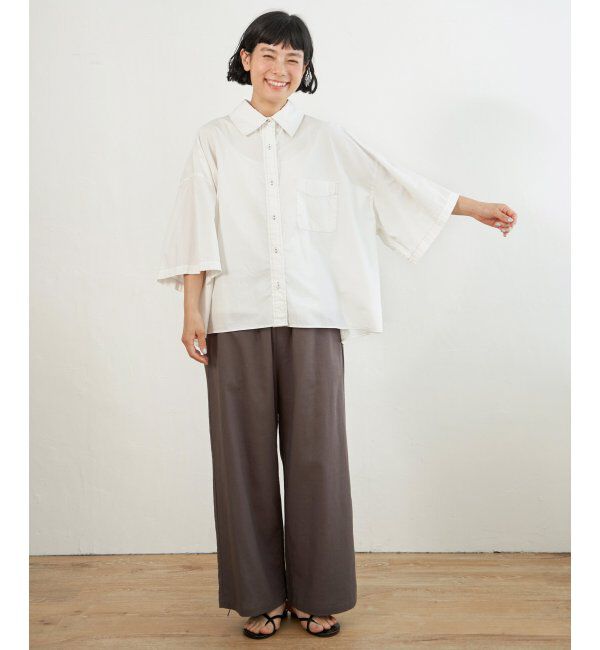 Lbc with Life「タイプライターハンソデＢＯＸシャツ」|シャツ・ブラウス|