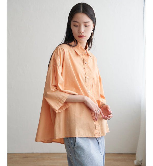 Lbc with Life「タイプライターハンソデＢＯＸシャツ」|シャツ・ブラウス|