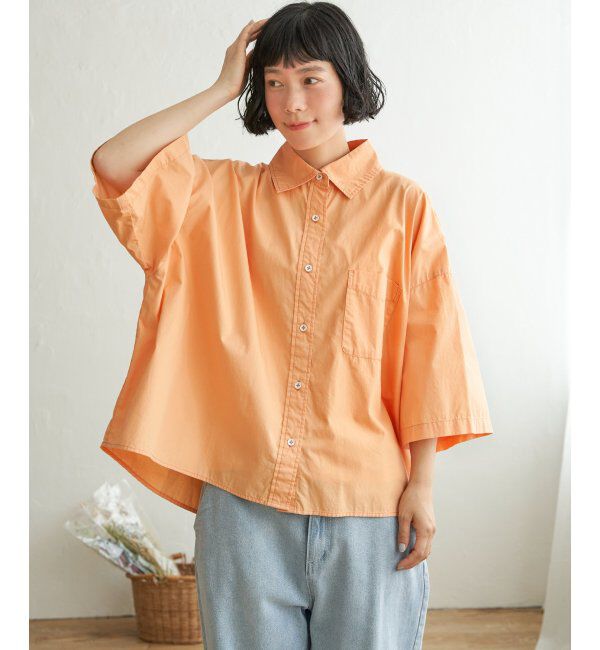 Lbc with Life「タイプライターハンソデＢＯＸシャツ」|シャツ・ブラウス|