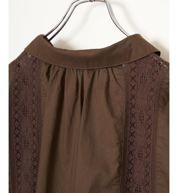 Lbc with Life「レース切り替えシャツ」|シャツ・ブラウス|