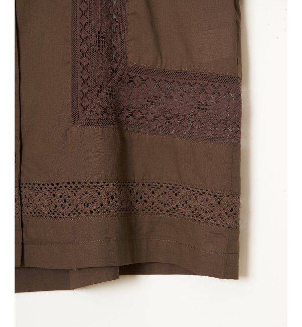 Lbc with Life「レース切り替えシャツ」|シャツ・ブラウス|