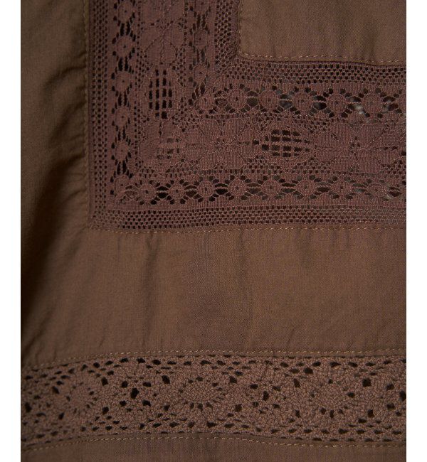 Lbc with Life「レース切り替えシャツ」|シャツ・ブラウス|