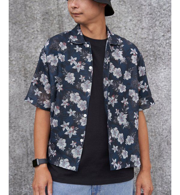 VENCE share style「シアーメッシュシャツ」|シャツ・ブラウス|