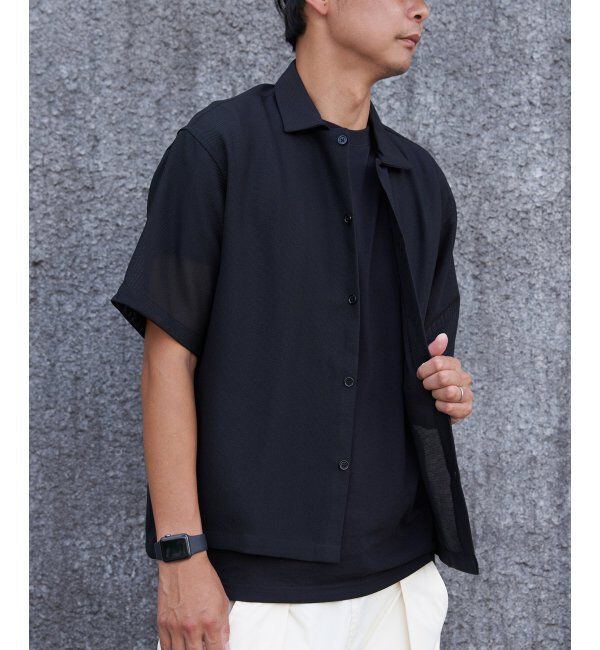 VENCE share style「シアーメッシュシャツ」|シャツ・ブラウス|