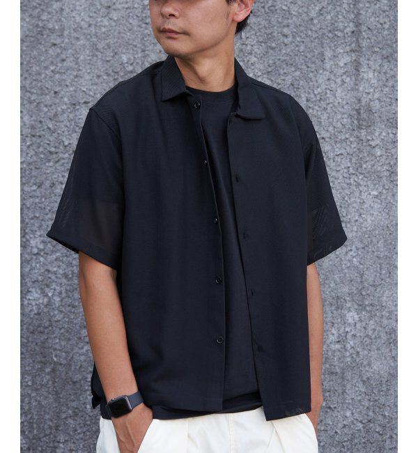 VENCE share style「シアーメッシュシャツ」|シャツ・ブラウス|