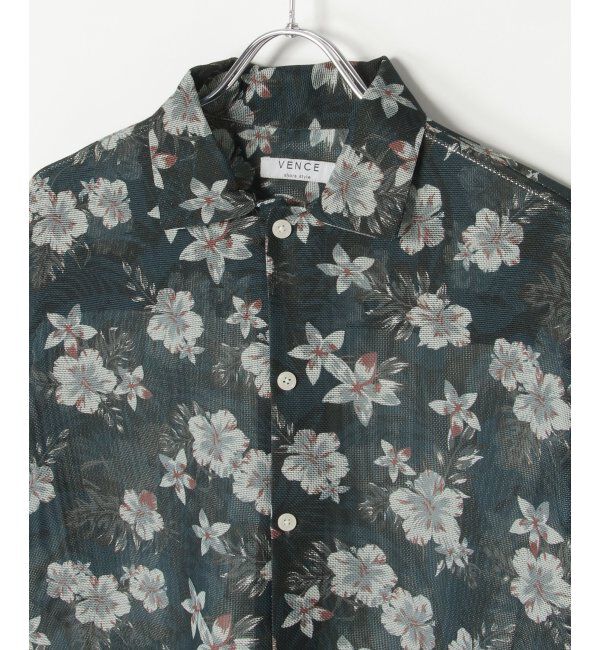 VENCE share style「シアーメッシュシャツ」|シャツ・ブラウス|