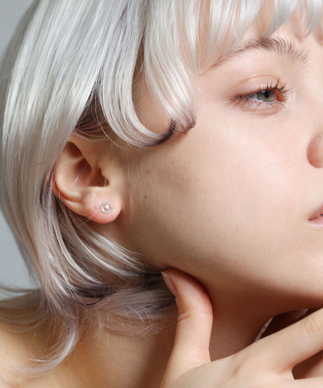  「ホワイトトパーズ / スカイブルートパーズ  ピアス | K10YG  〈Web限定〉」|ピアス|