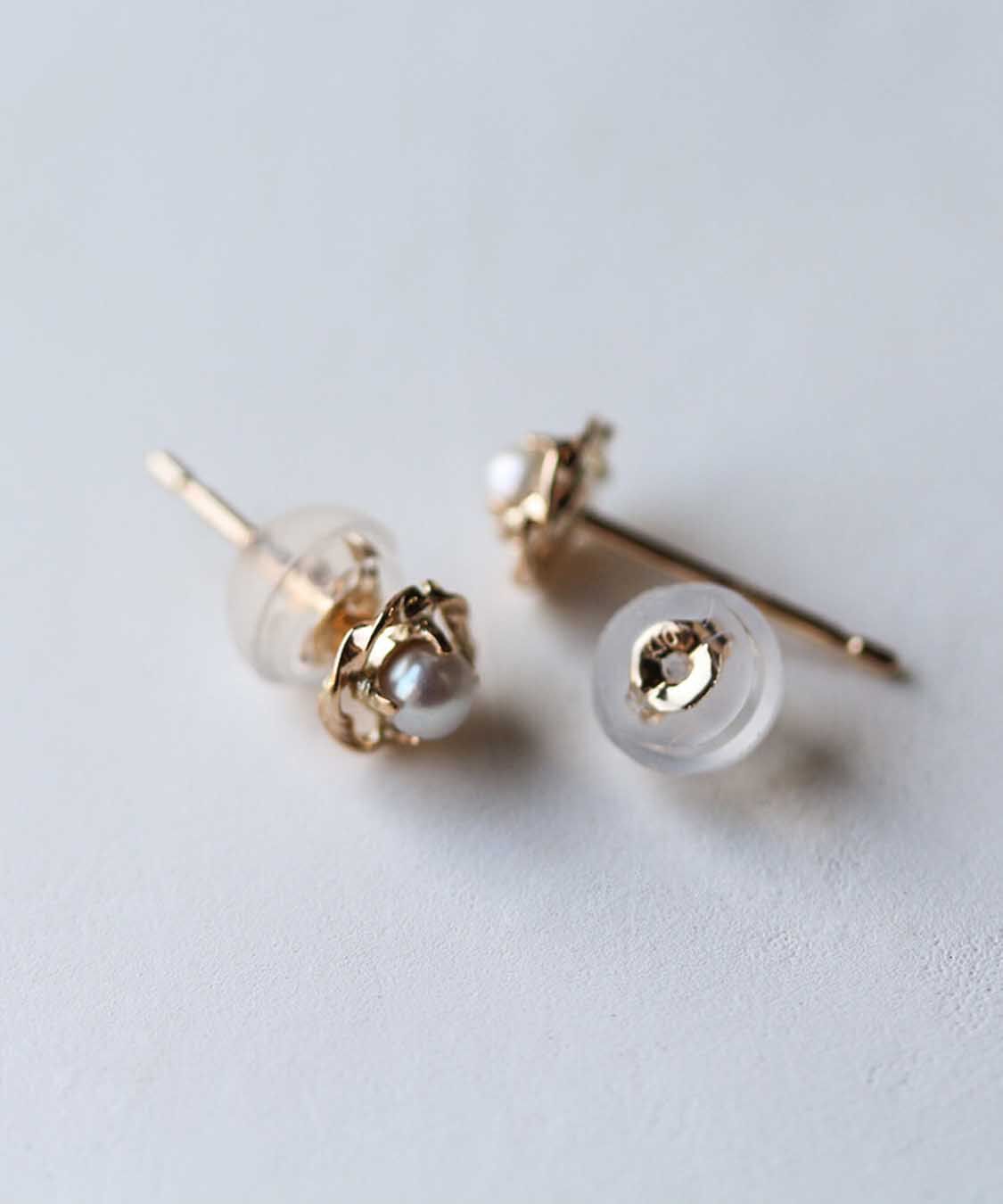  「パール ピアス | K10YG  〈Web限定〉」|ピアス|