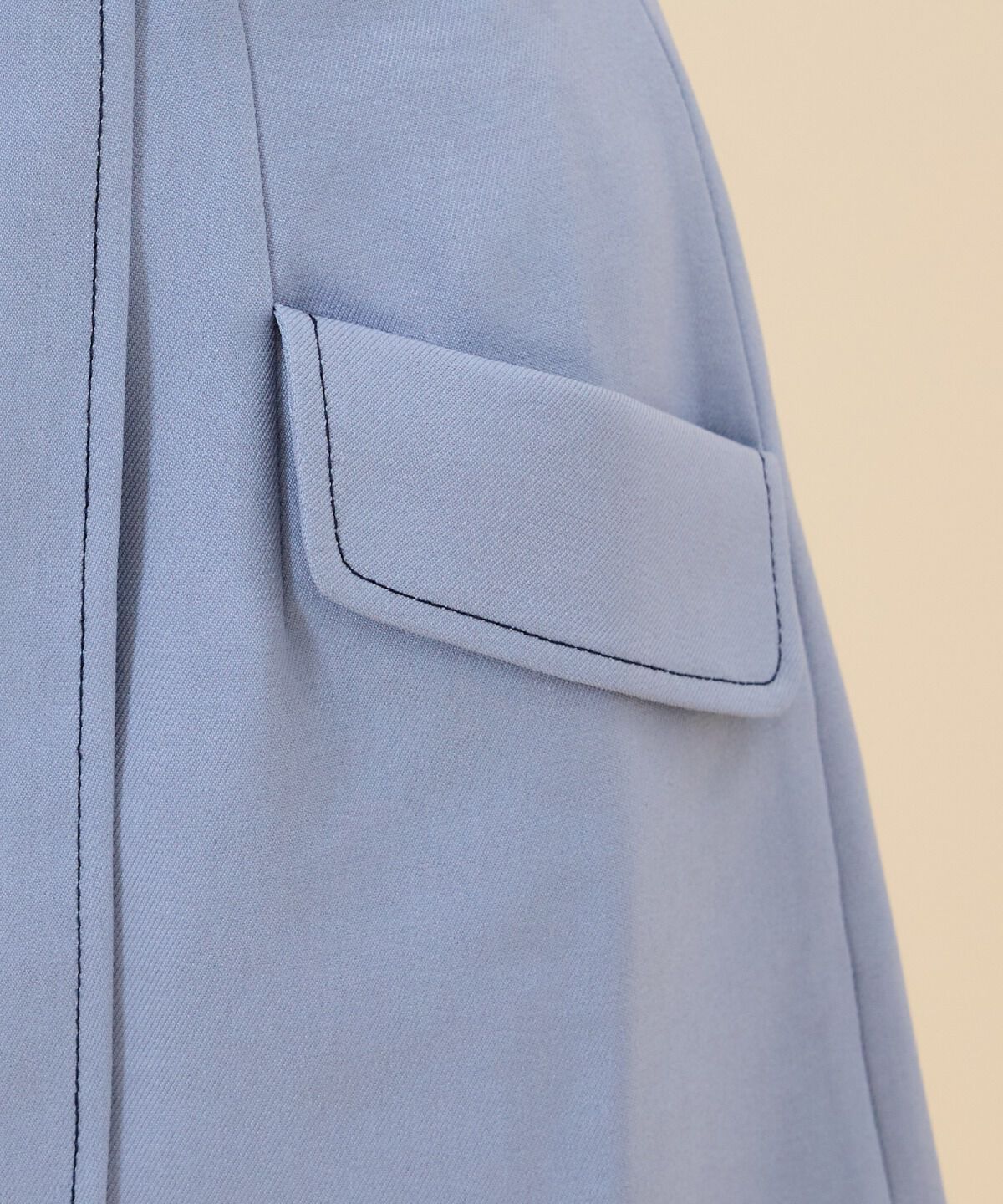 REDYAZEL「ベルティッドウーリッシュミニスカート」|台形|