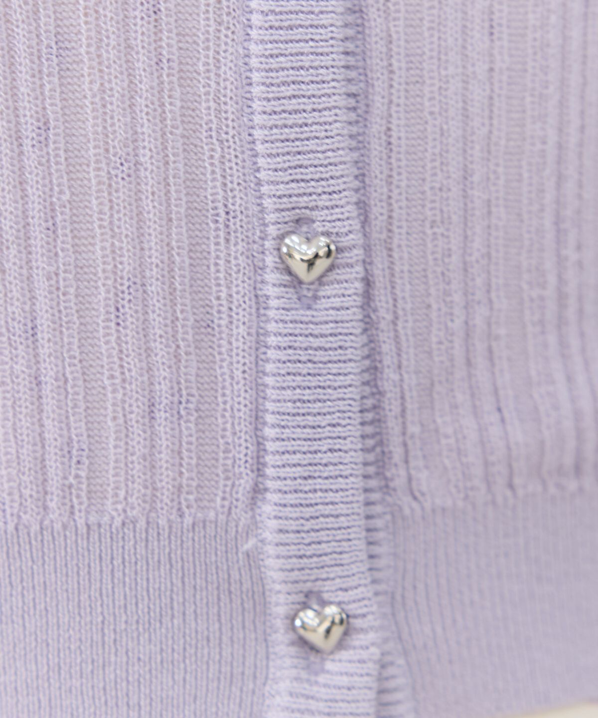 REDYAZEL「ハートボタンシアーカーディガン」|カーディガン|