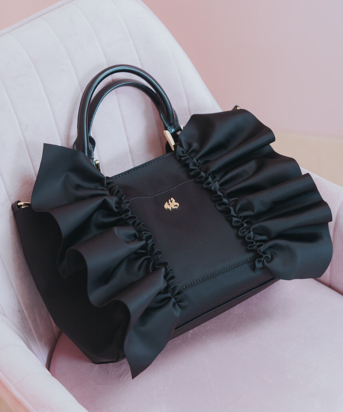 WILLSELECTION「ネオプレンフリルバッグ」|ショルダー・メッセンジャー|ブラック