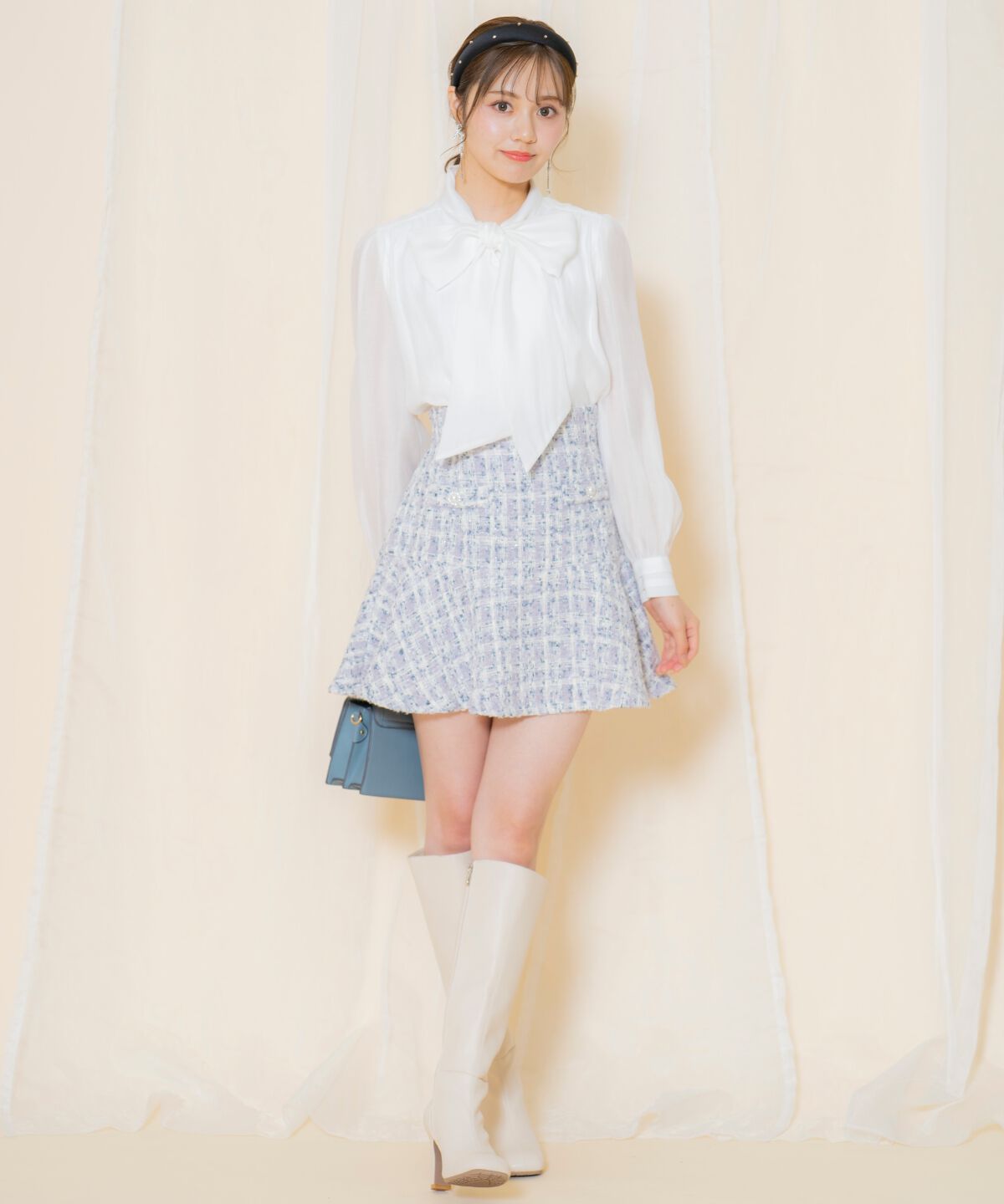 WILLSELECTION「リボンタイギャザーブラウス」|シャツ・ブラウス|