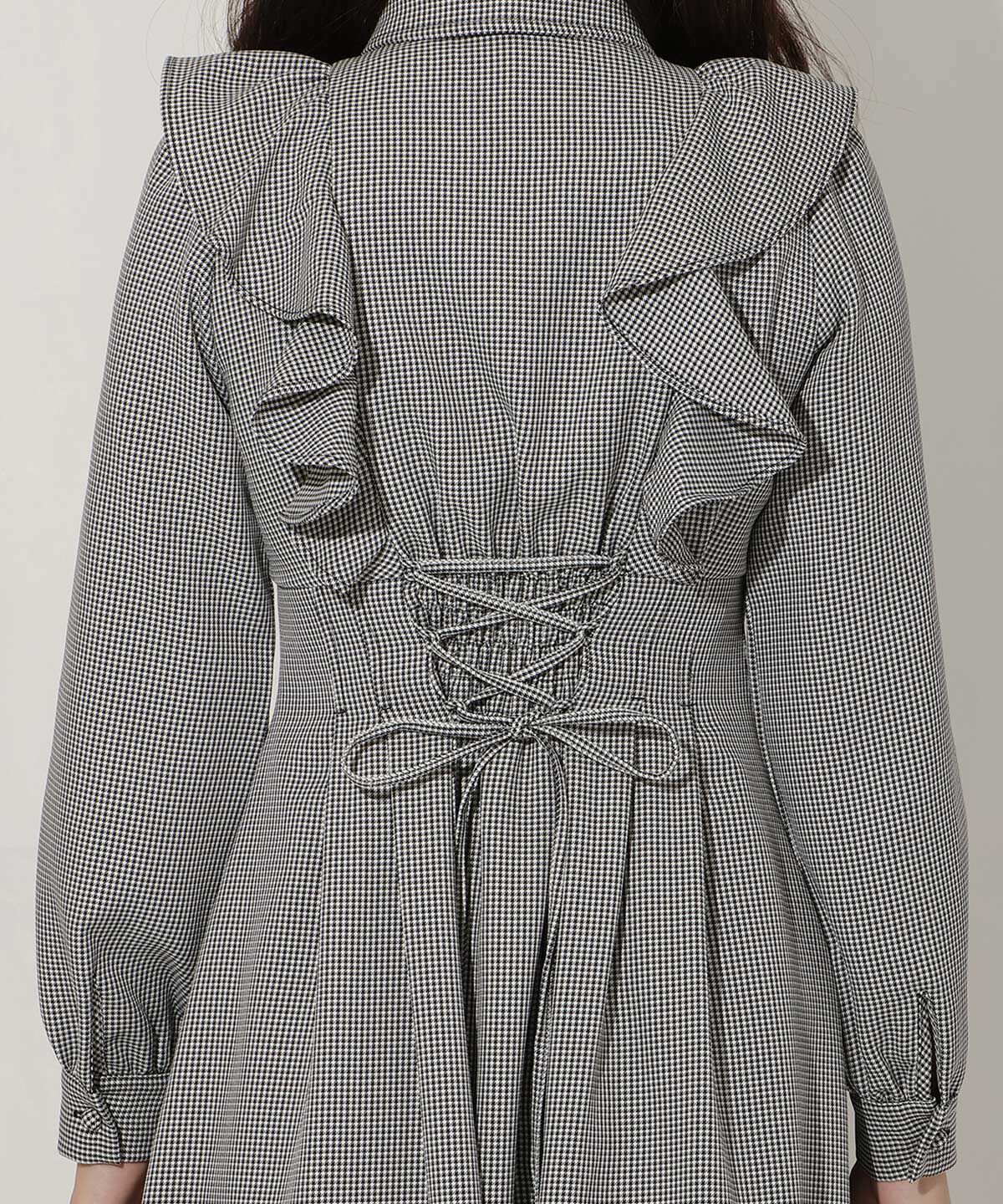 WILLSELECTION「ラッフルフリルタックウエストシャツワンピース」|ワンピース|