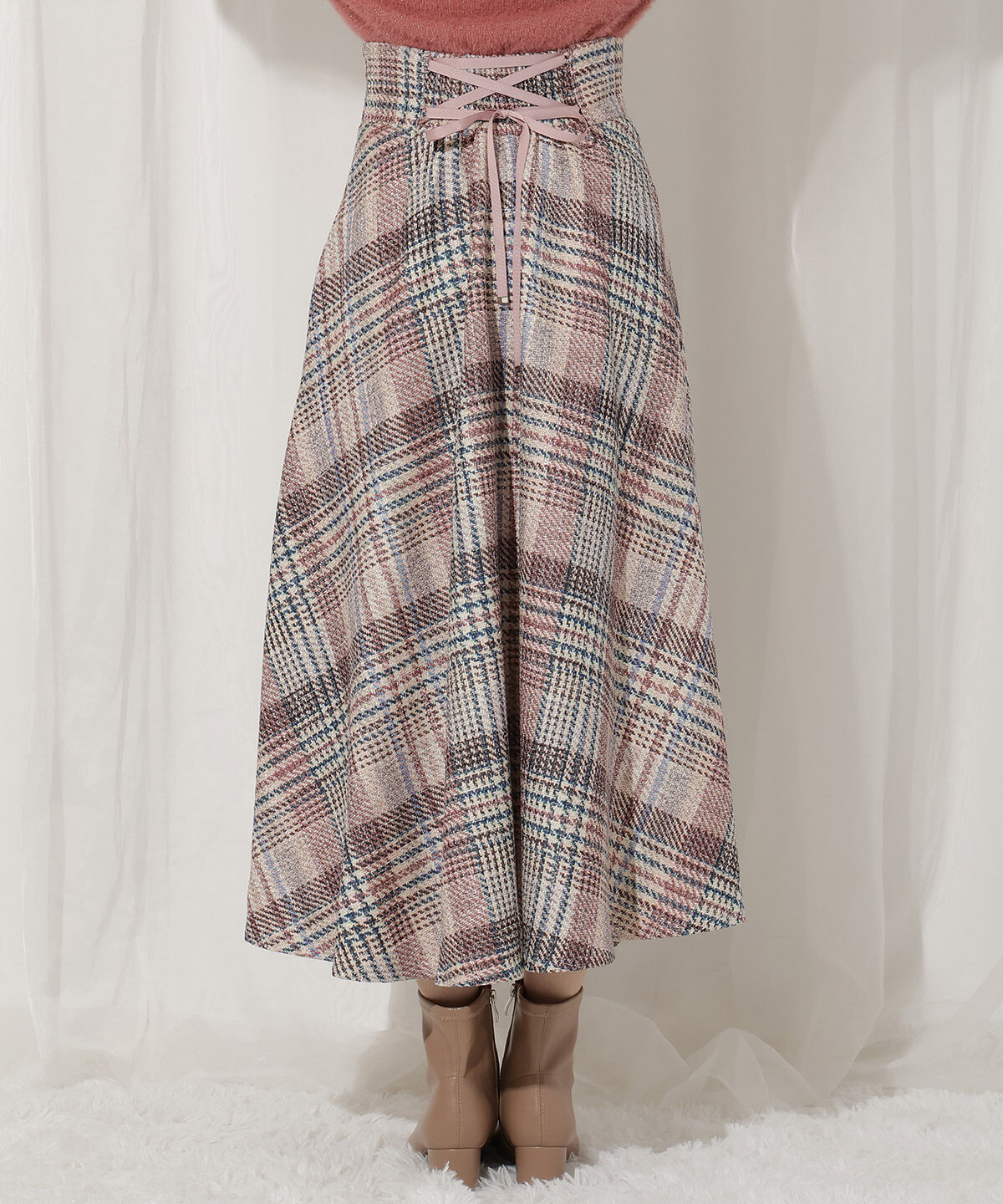 WILLSELECTION「ラメツイードフレアスカート」|フレア|