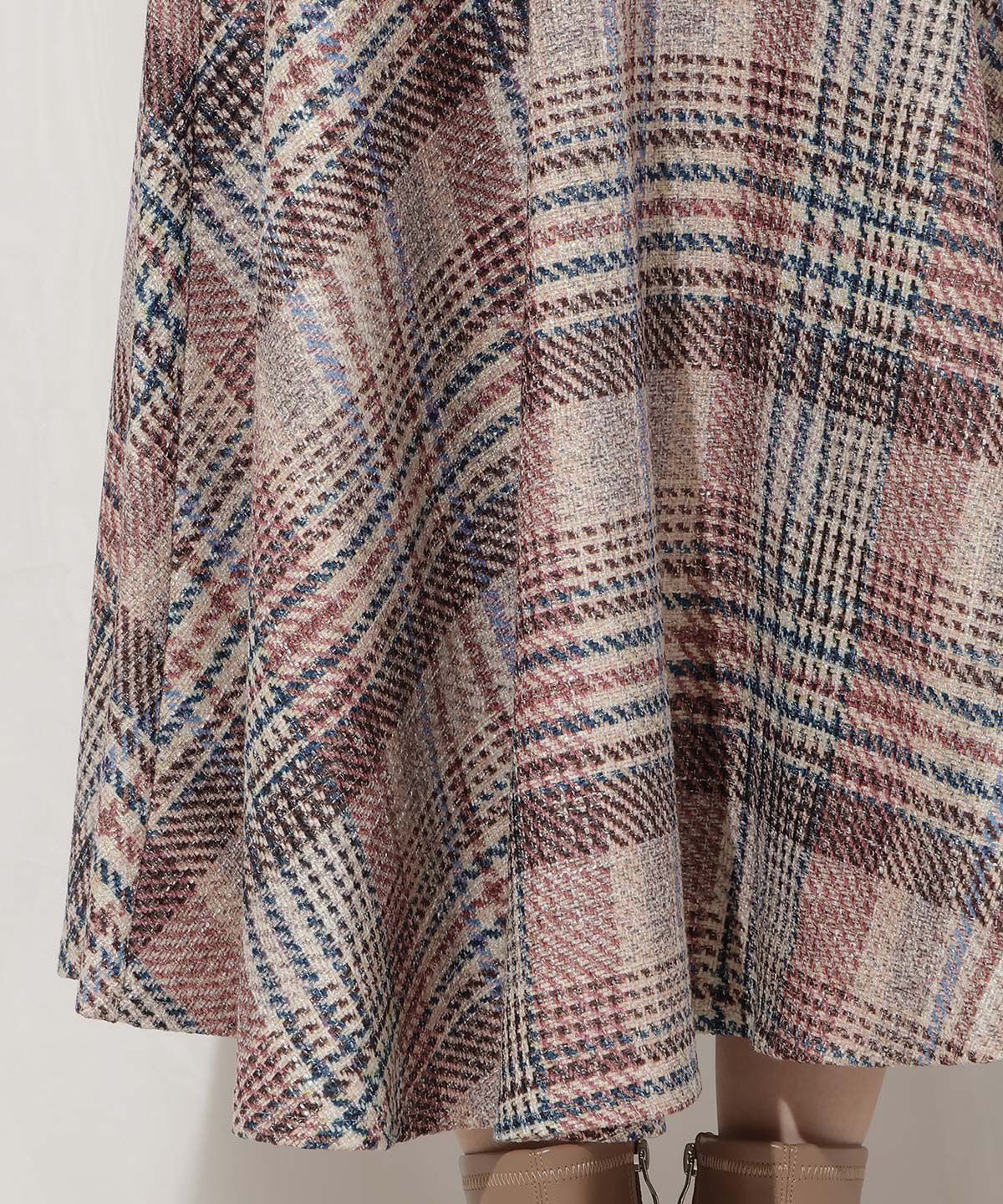 WILLSELECTION「ラメツイードフレアスカート」|フレア|