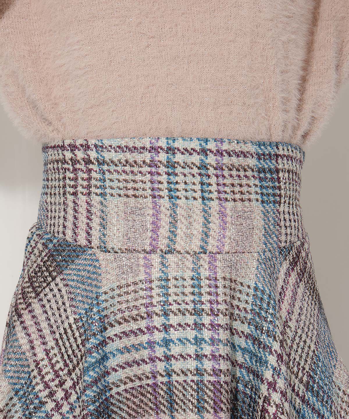 WILLSELECTION「ラメツイードフレアスカート」|フレア|