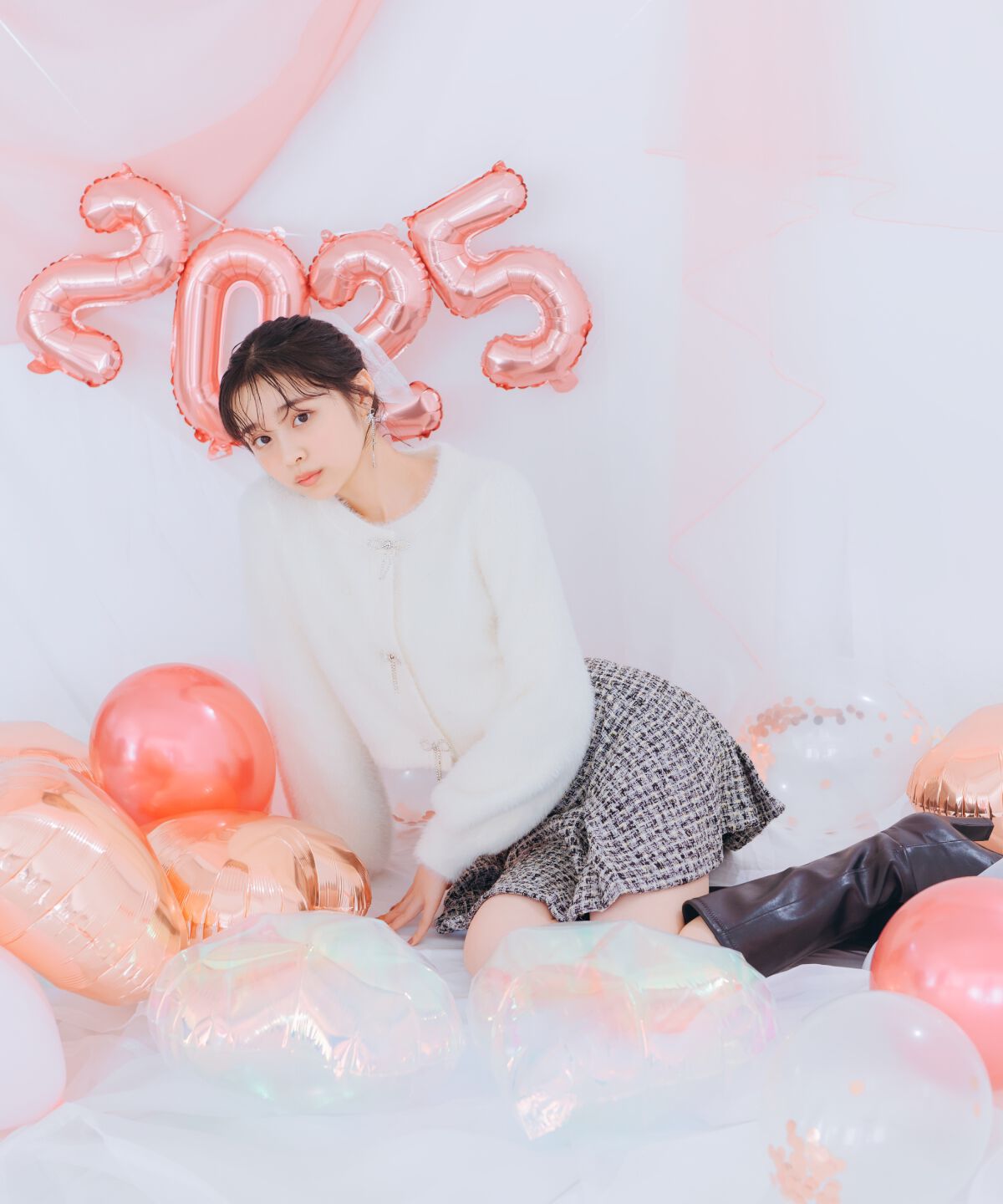 WILLSELECTION「ラメツイードミニスカート」|フレア|