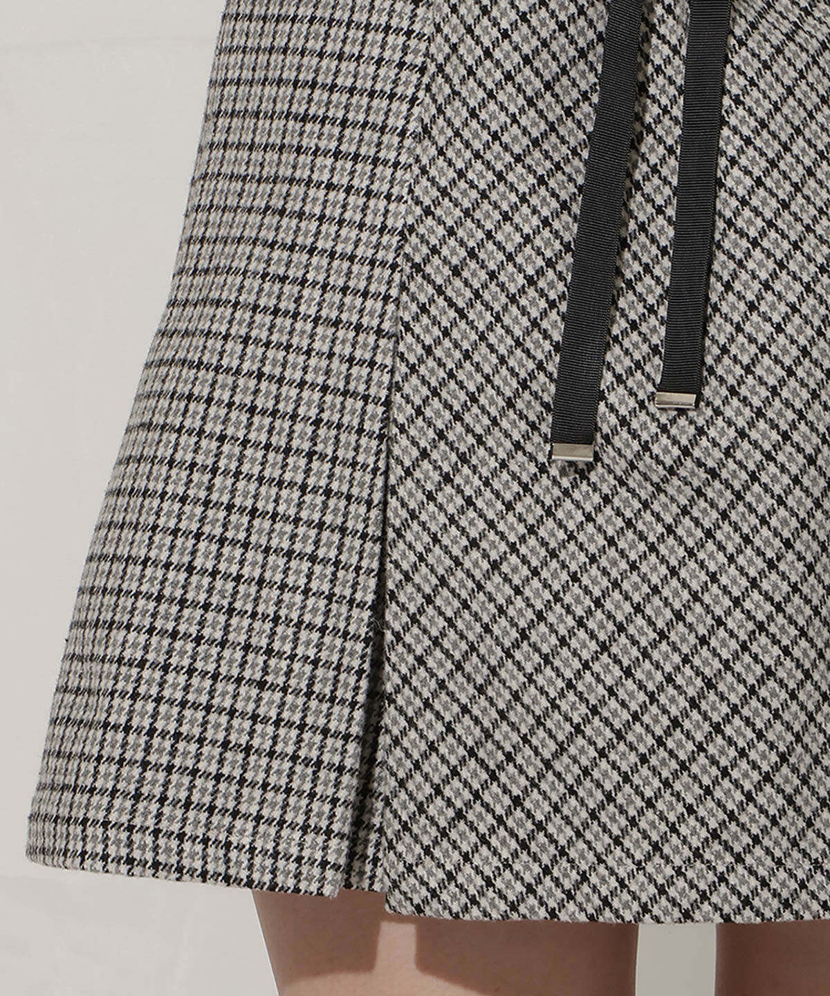 WILLSELECTION「バックスピンドルボックスタックミニスカート」|フレア|