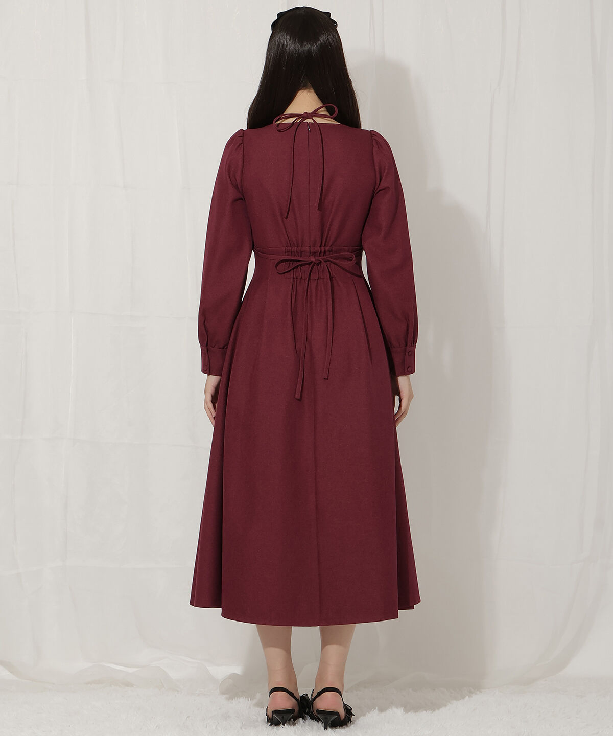 WILLSELECTION「クロスネックフレアワンピース」|ワンピース|