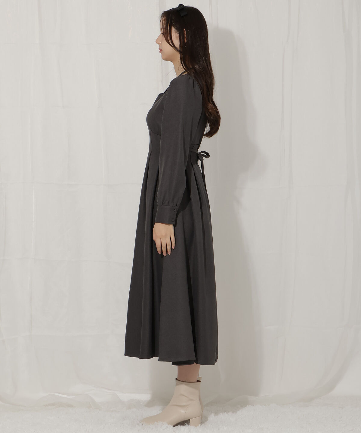 WILLSELECTION「クロスネックフレアワンピース」|ワンピース|