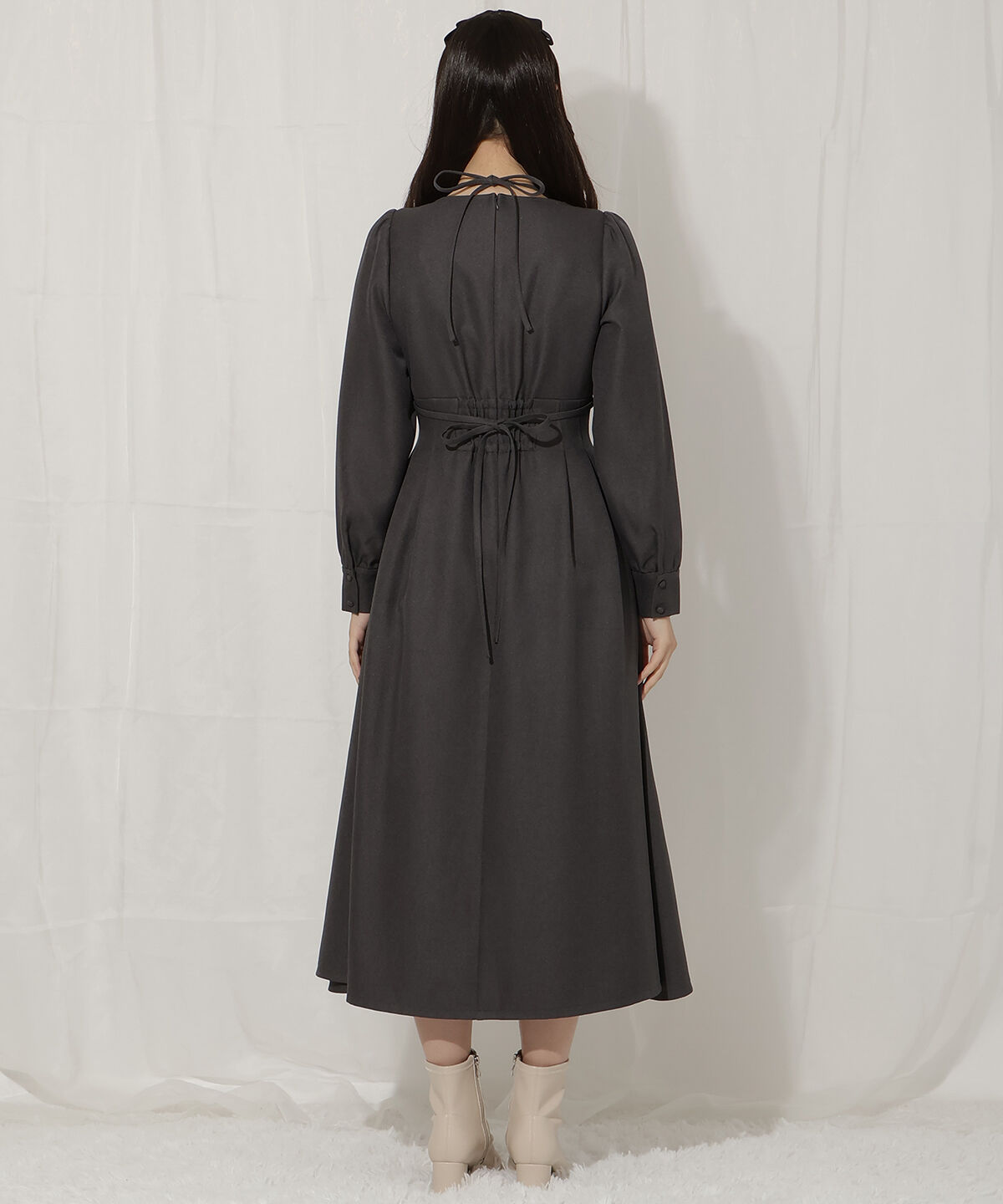 WILLSELECTION「クロスネックフレアワンピース」|ワンピース|