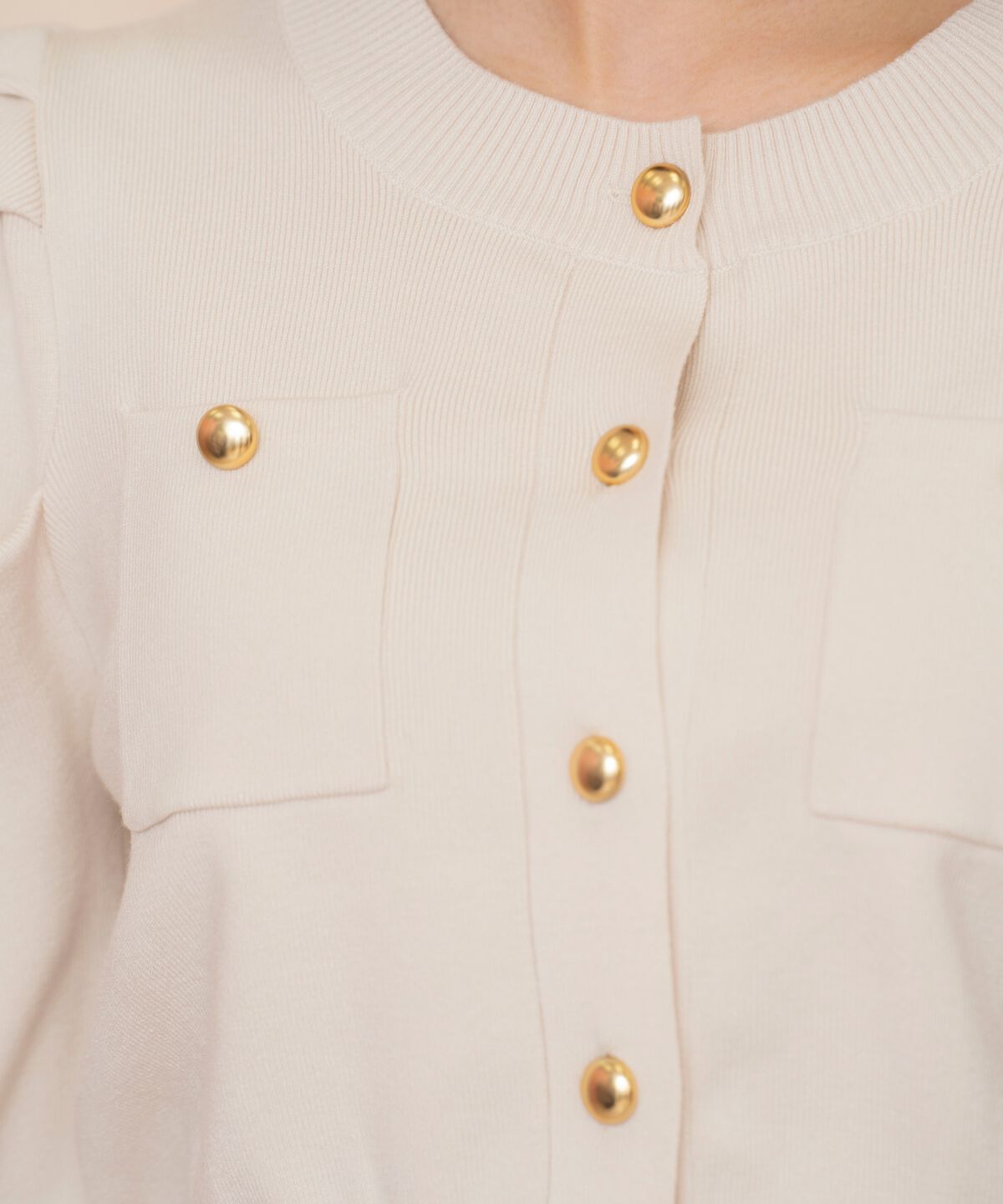 WILLSELECTION「ポケットデザインタックスリーブカーディガン」|カーディガン|