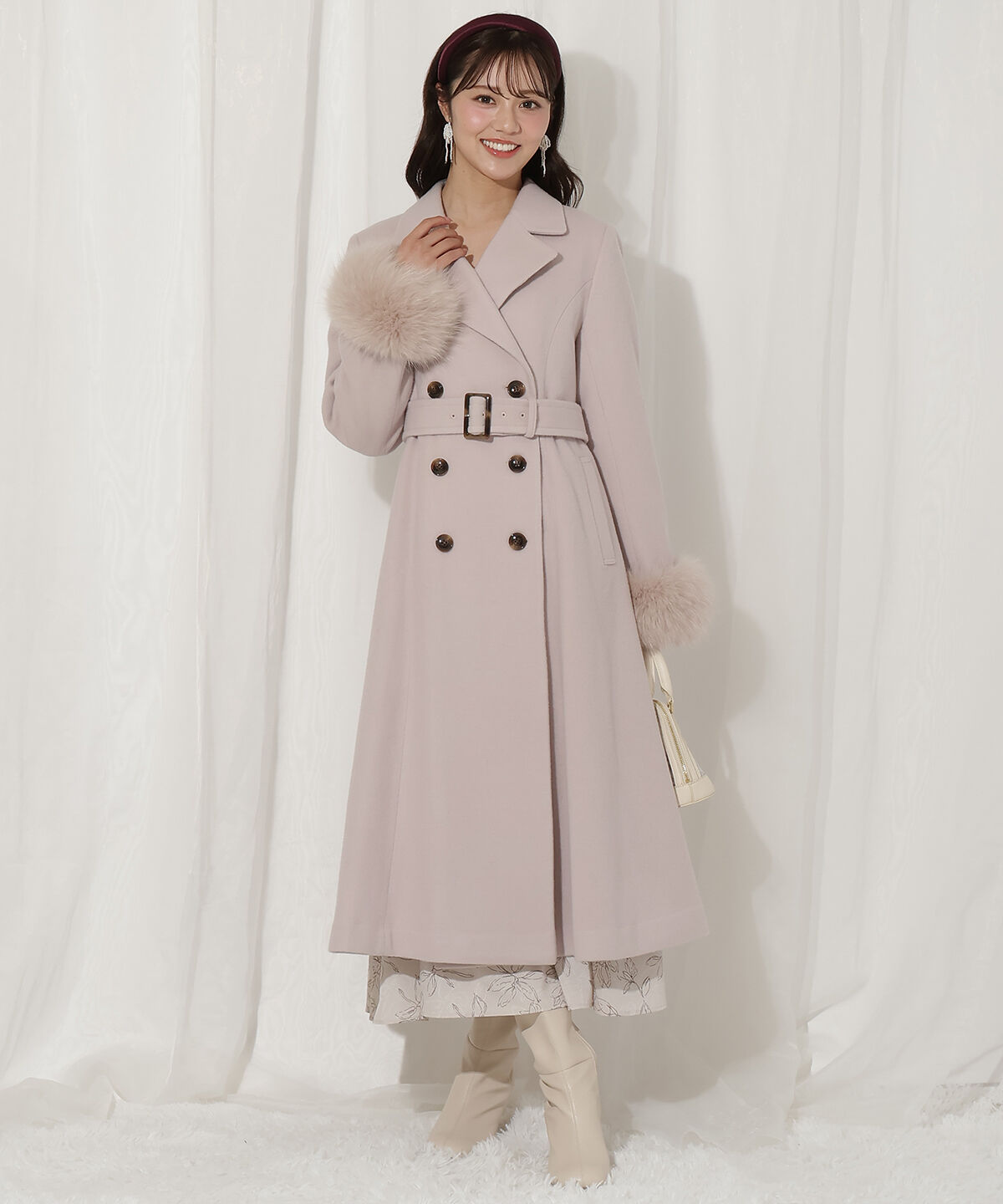 WILLSELECTION「FOXファー付きウールコート」|その他|