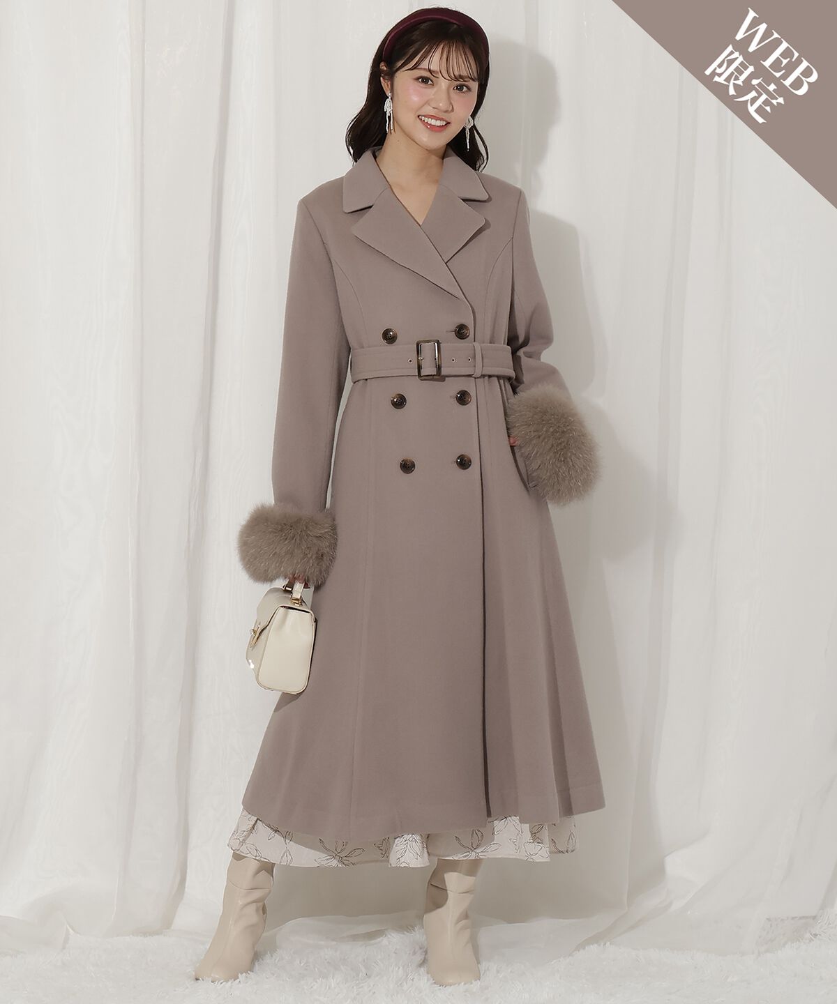 WILLSELECTION「FOXファー付きウールコート」|その他|