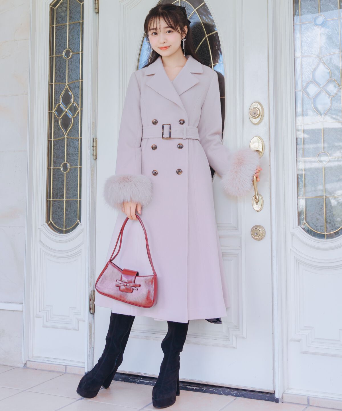 WILLSELECTION「FOXファー付きウールコート」|その他|